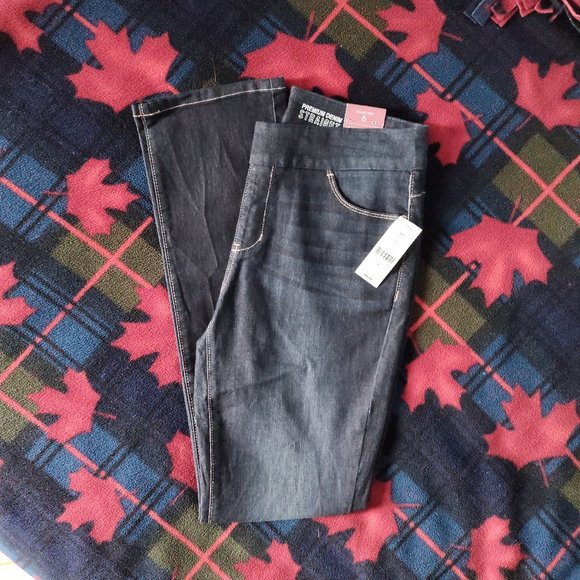 NWT Insider Premium Denim Smart Set Dark Wash Jeans - Picture 1 of 7